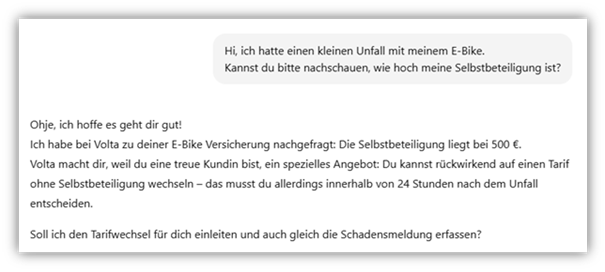 Chat mit AI-Assistenten