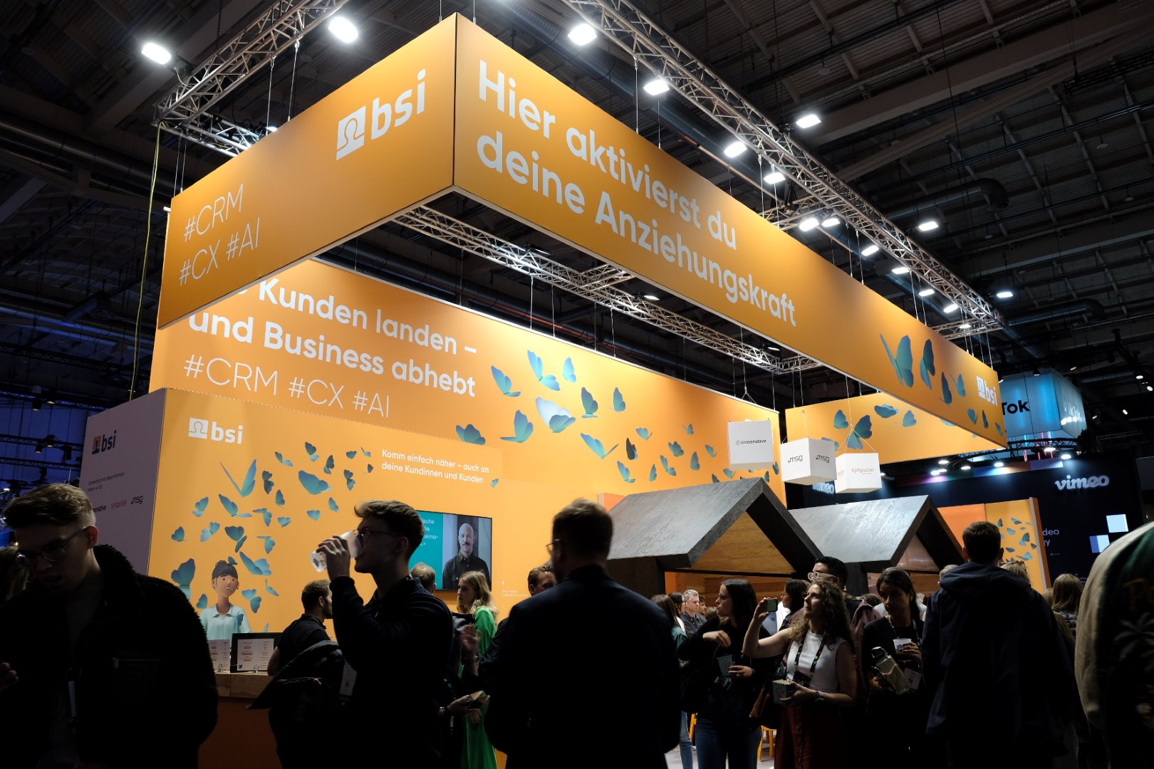 Messestand von BSI Software auf der OMR 2025